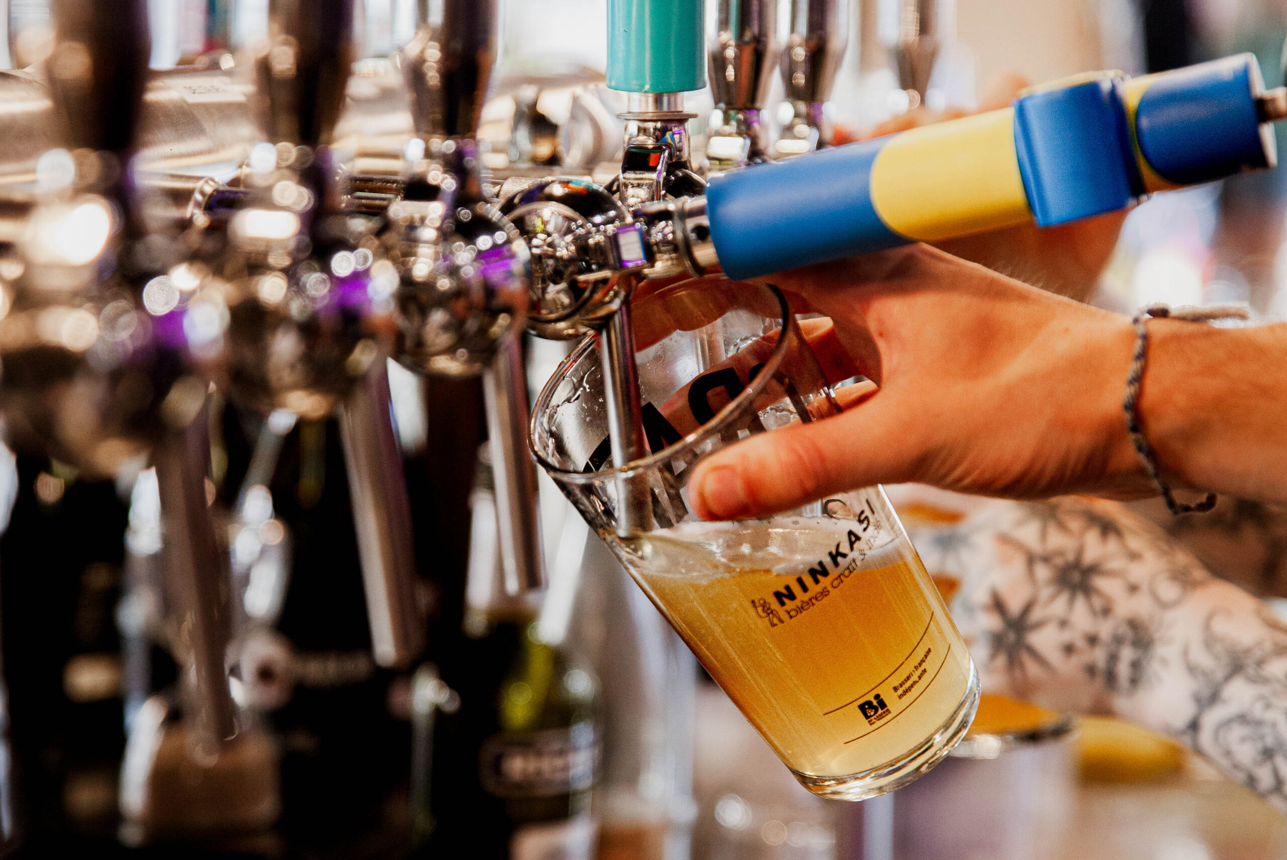 Bar bière service